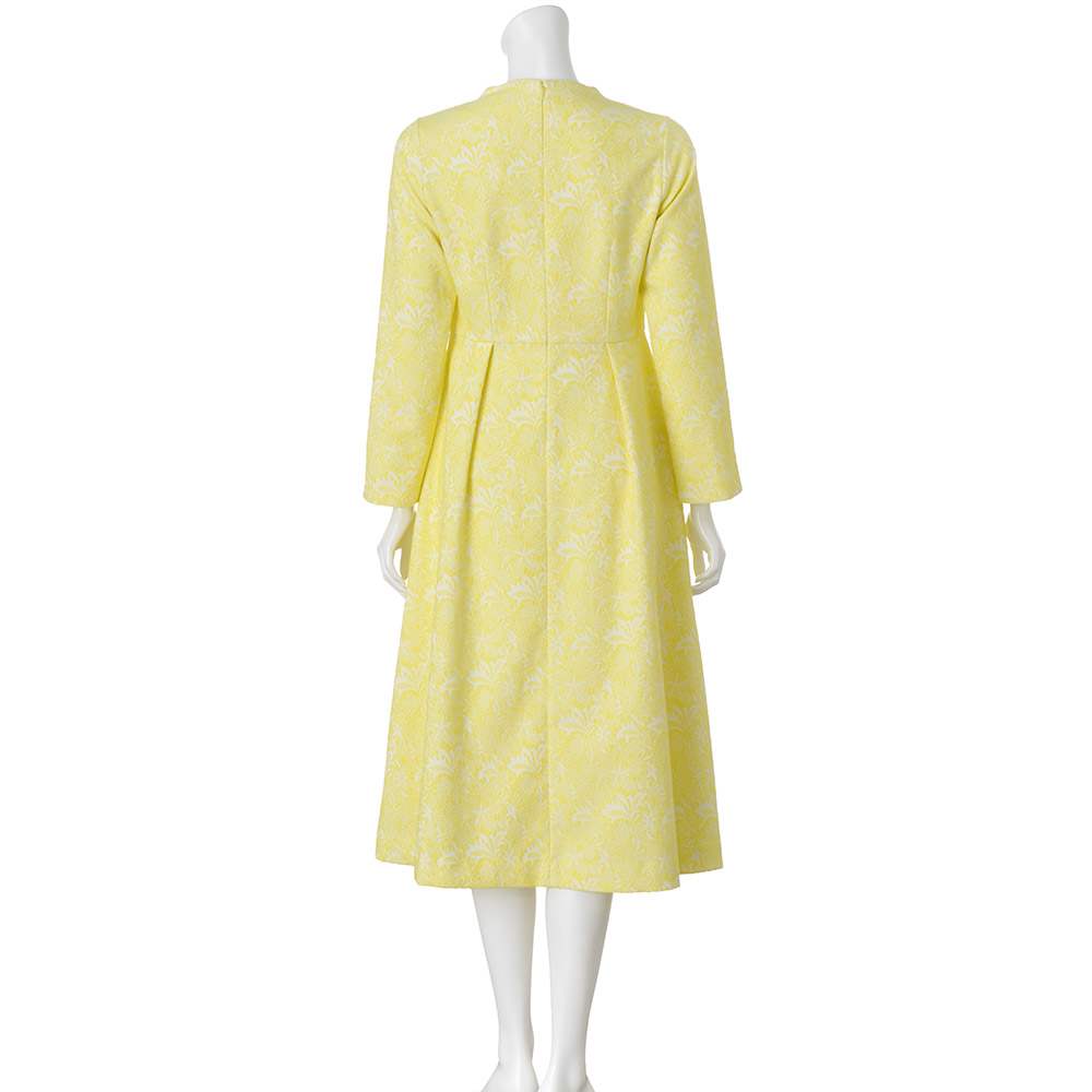 フラワージャカード タックワンピース 通販 - ディノス