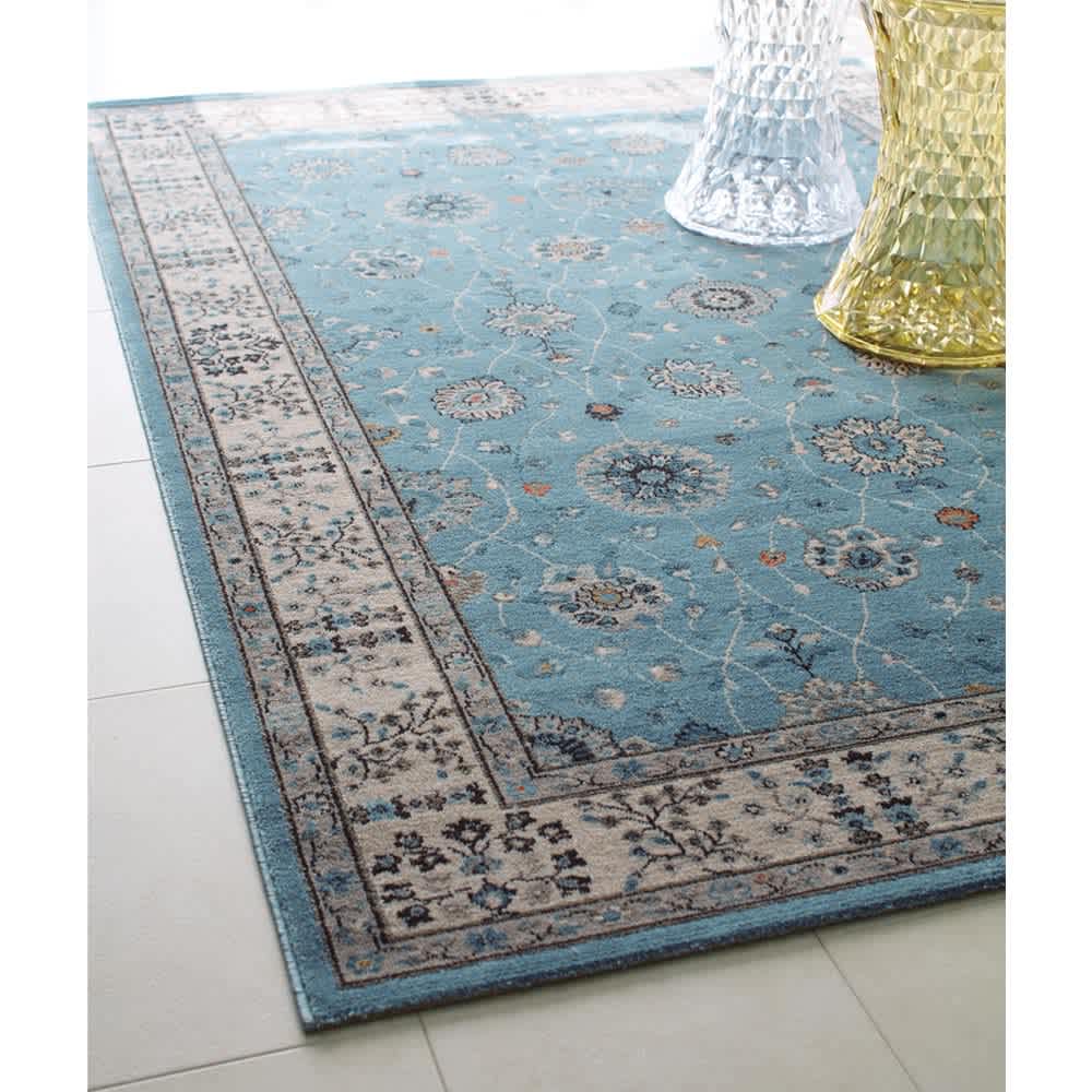 スカイブルー✳︎53×108✳︎額縁Design アイボリー トルコヴィンテージ