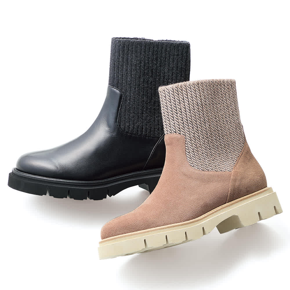 Luca Grossi/ルカグロッシ ゴアコンビ ショートブーツ（イタリア製