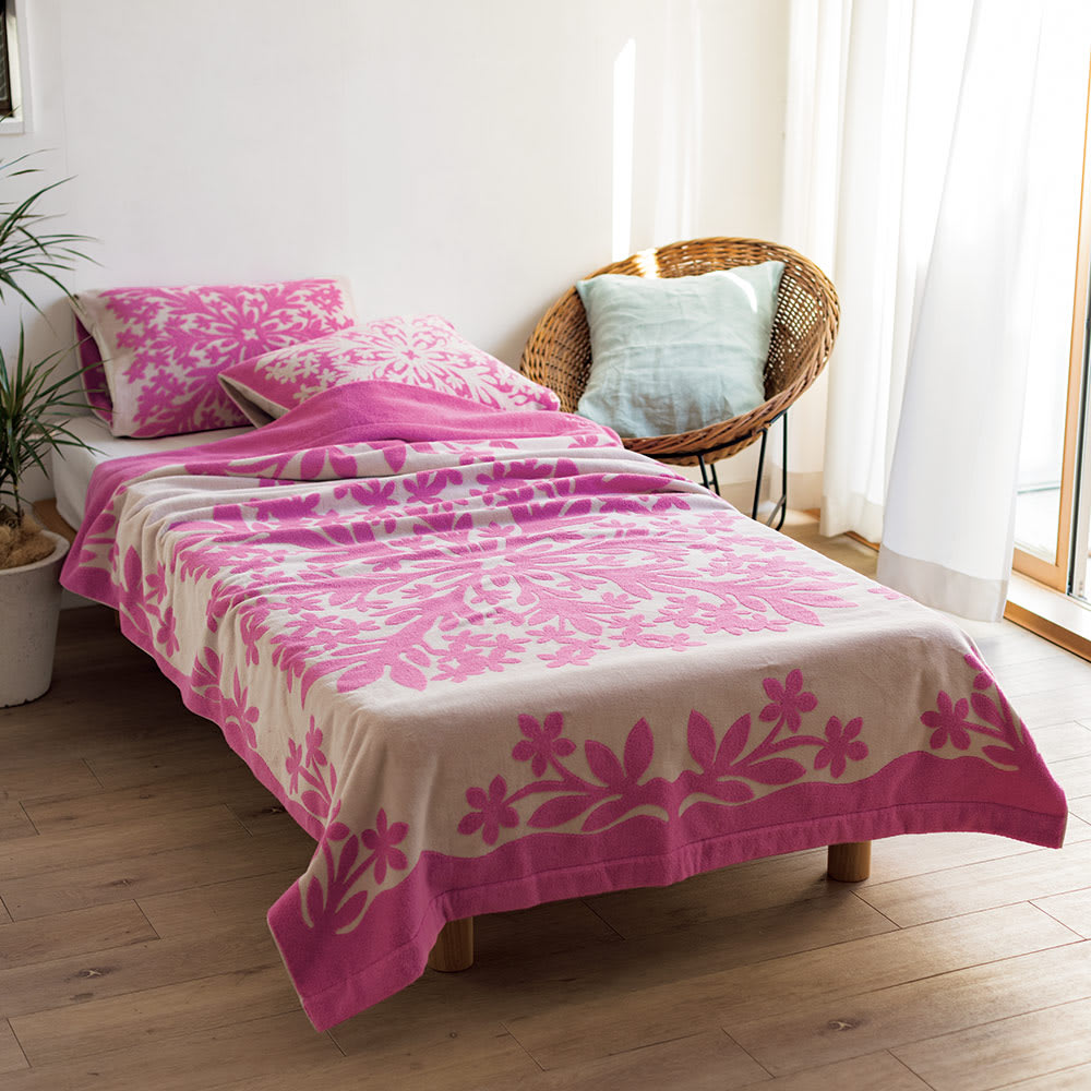 キャシーマム ハワイアンキルト柄タオルシリーズ タオルピローカバー1