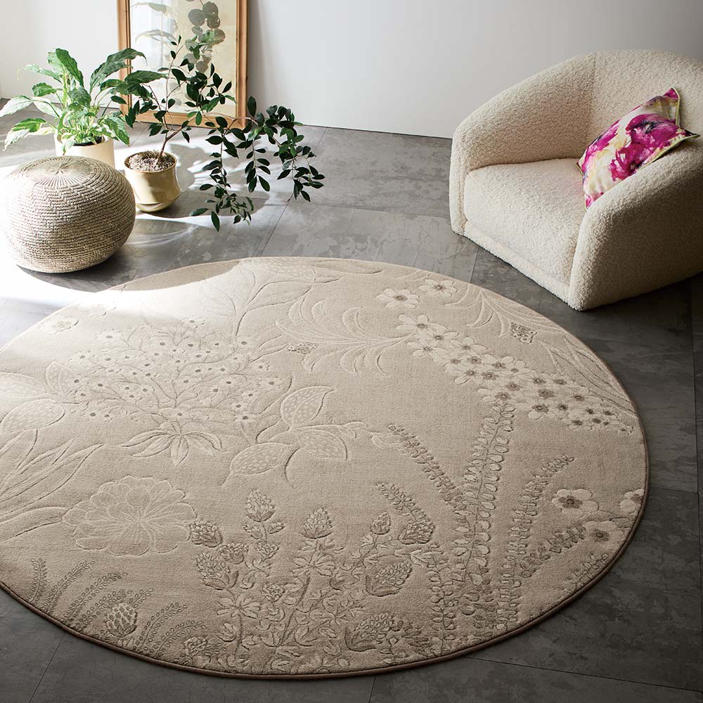 Floravera/フロラベラ ウィルトン織ラグ円形 通販 - ディノス