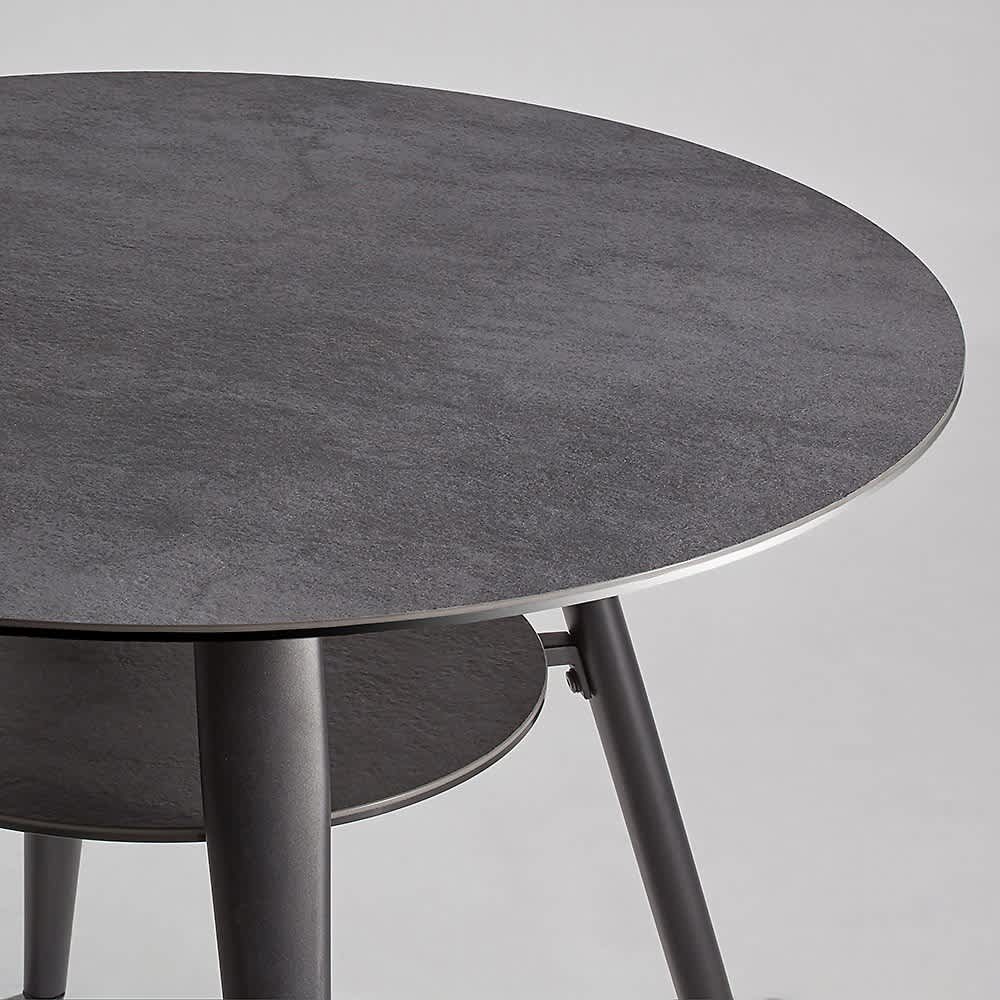 丸型セラミック天板ダイニングテーブル 径100cm 通販 - ディノス