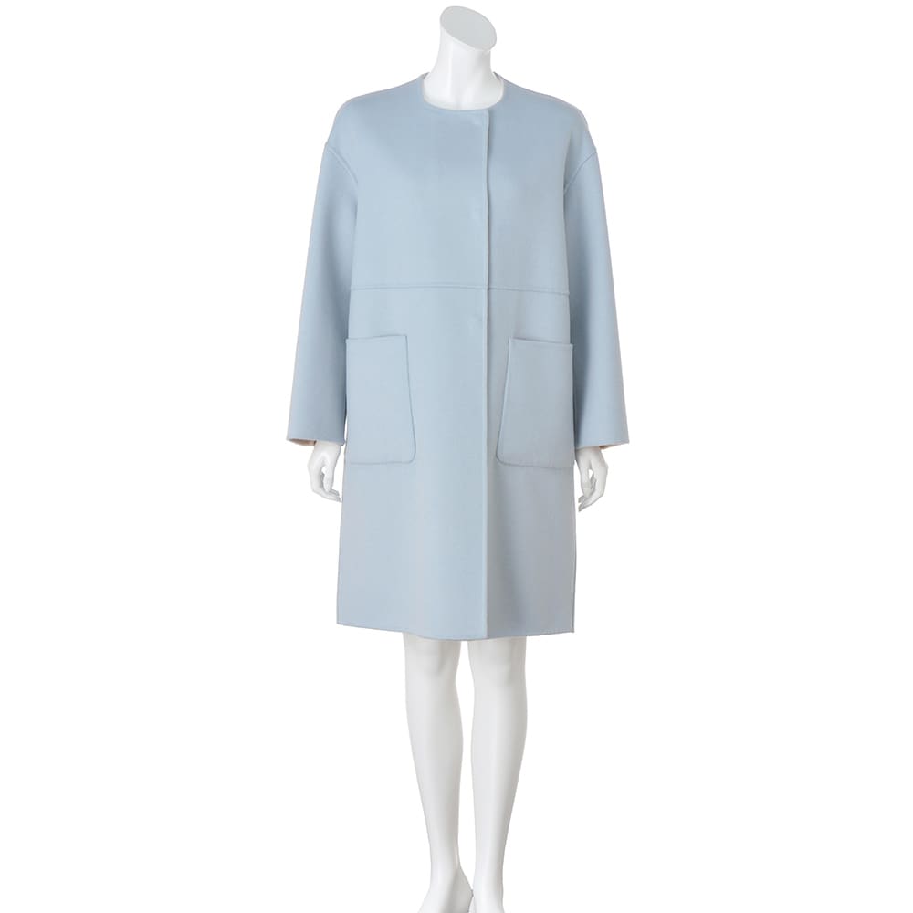 リバー縫製ダブルフェイス 配色 リバーシブルコート 通販 - ディノス