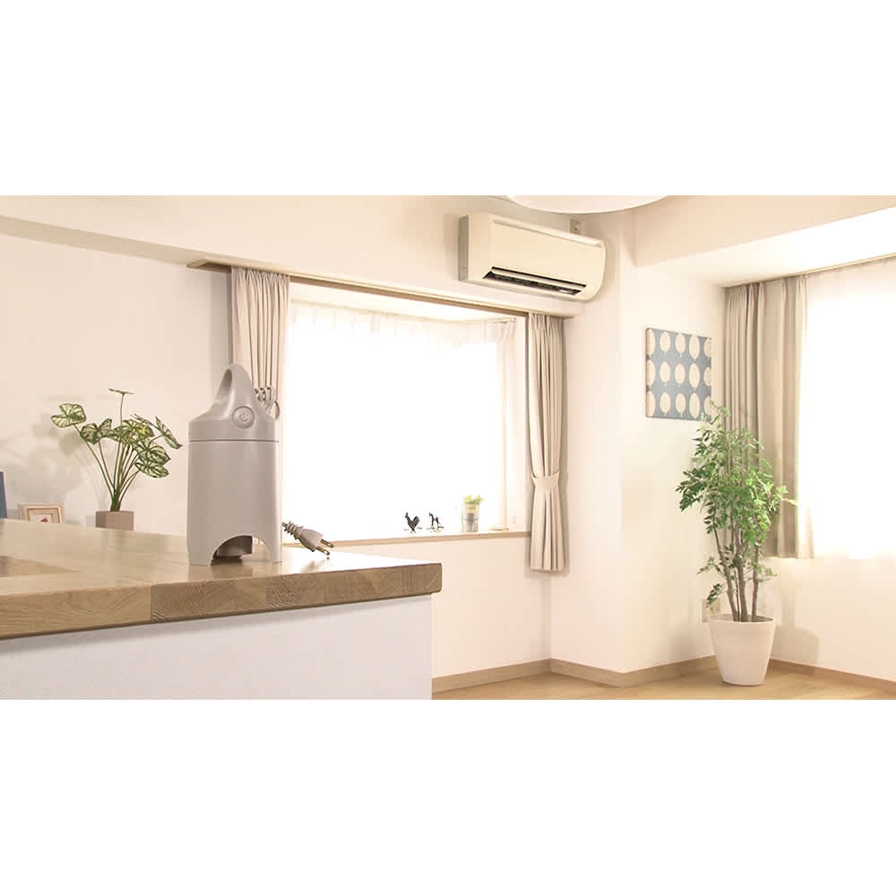 圧縮袋専用電動吸引機エアッシュ グレー 通販 - ディノス