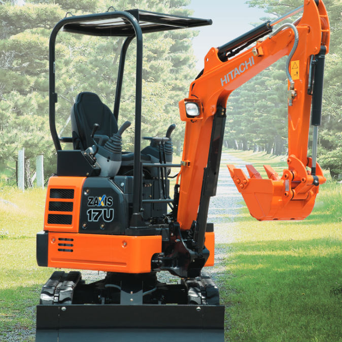 小型油圧ショベル - ZX17U-5A - HITACHI Construction Machinery