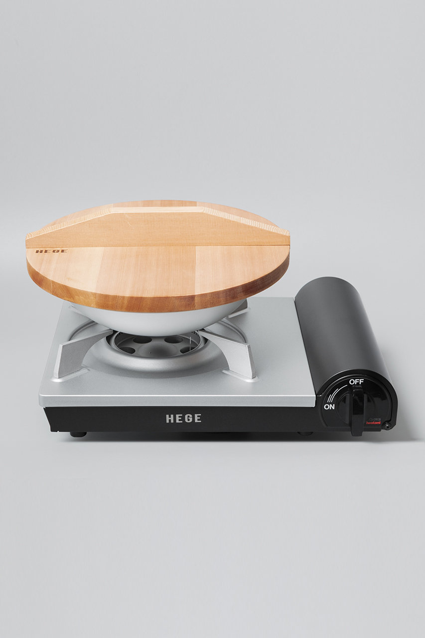 HEGE(ヘゲ)｜Φ250直火鍋（木蓋付き）セット＋＜costomaized by HEGE