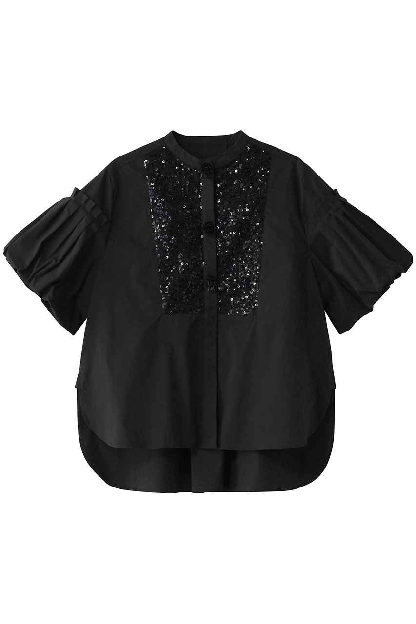 MARILYN MOON(マリリンムーン)｜フリンジビーズモチーフハーフスリーブ