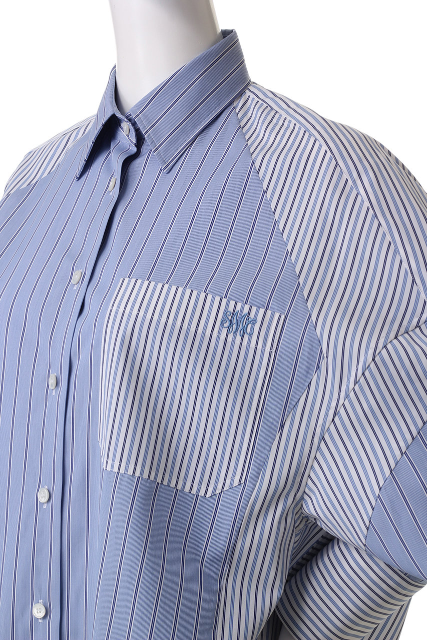 STELLA McCARTNEY(ステラ マッカートニー)｜ミックスストライプシャツ