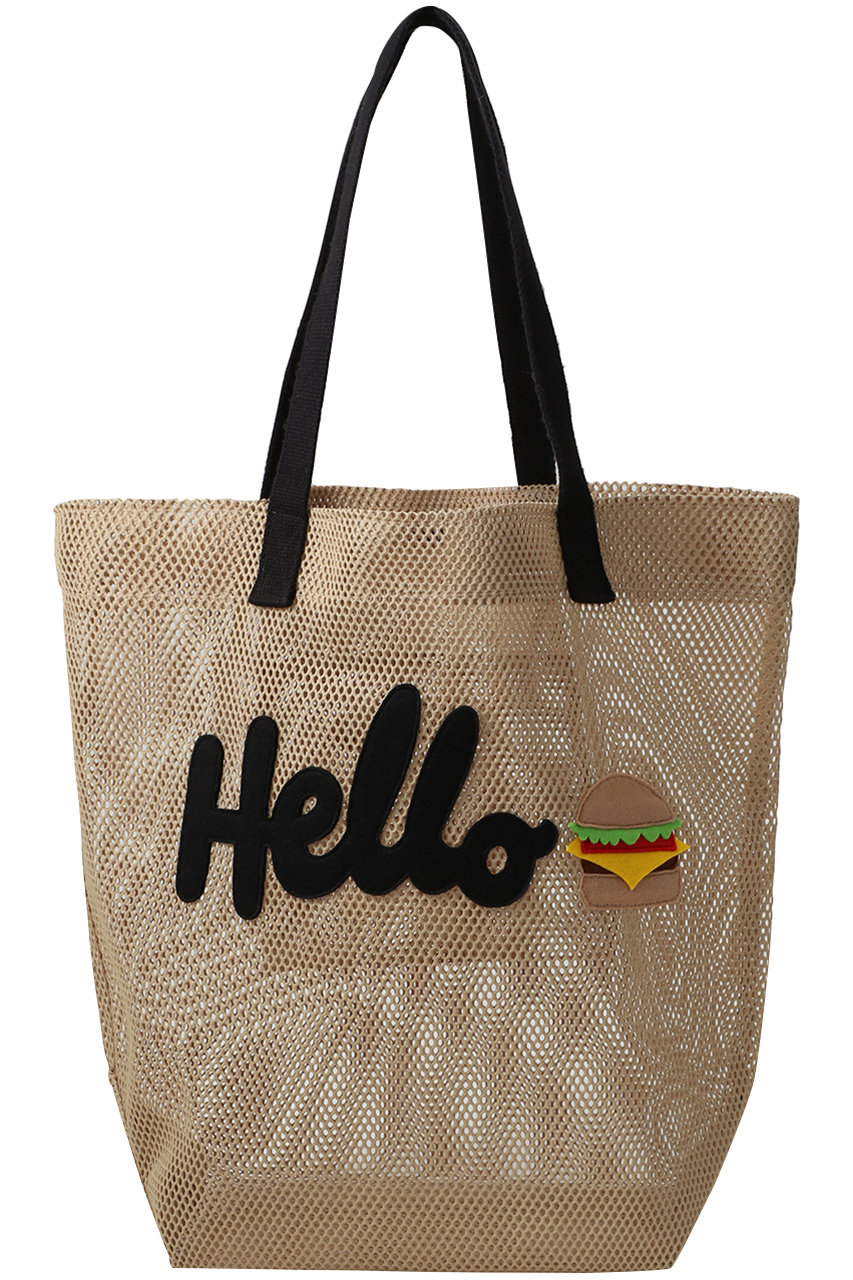 LUDLOW(ラドロー)｜【ELLE SHOP限定】メッシュトートバッグ/ベージュ