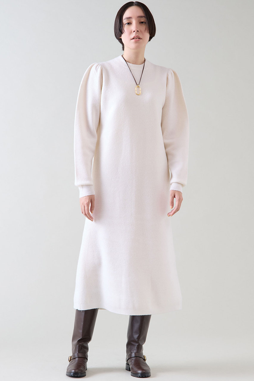 martinique(マルティニーク)｜ウールミルドワンピース/ホワイト の通販