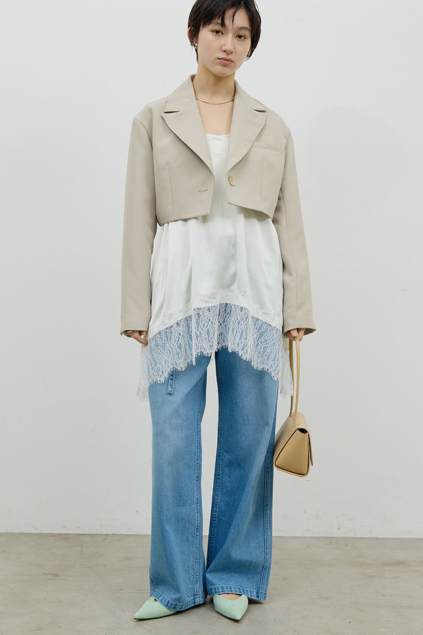 GALLARDAGALANTE(ガリャルダガランテ)｜レースキャミチュニック