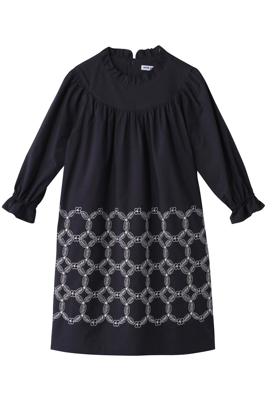 mina perhonen(ミナ ペルホネン)｜【KIDS】hanahaワンピース/ネイビー