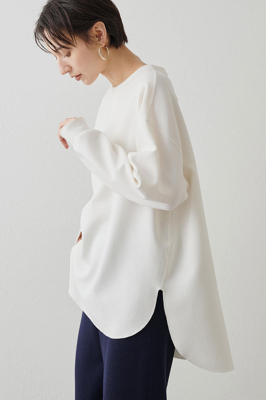 Whim Gazette(ウィム ガゼット)｜Vガゼットプルオーバー/オフホワイト