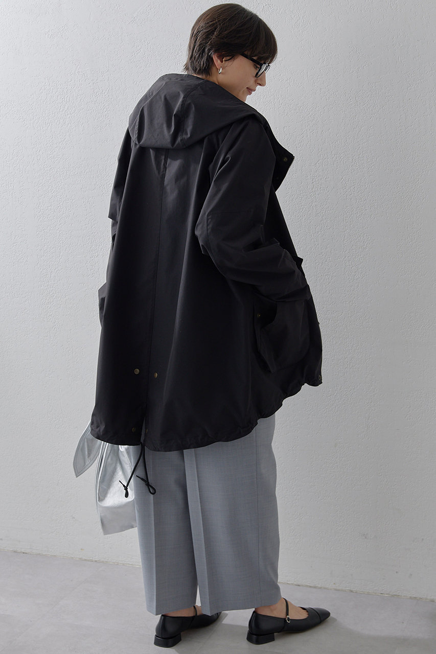 Whim Gazette(ウィム ガゼット)｜フーディーブルゾン/ブラック の通販