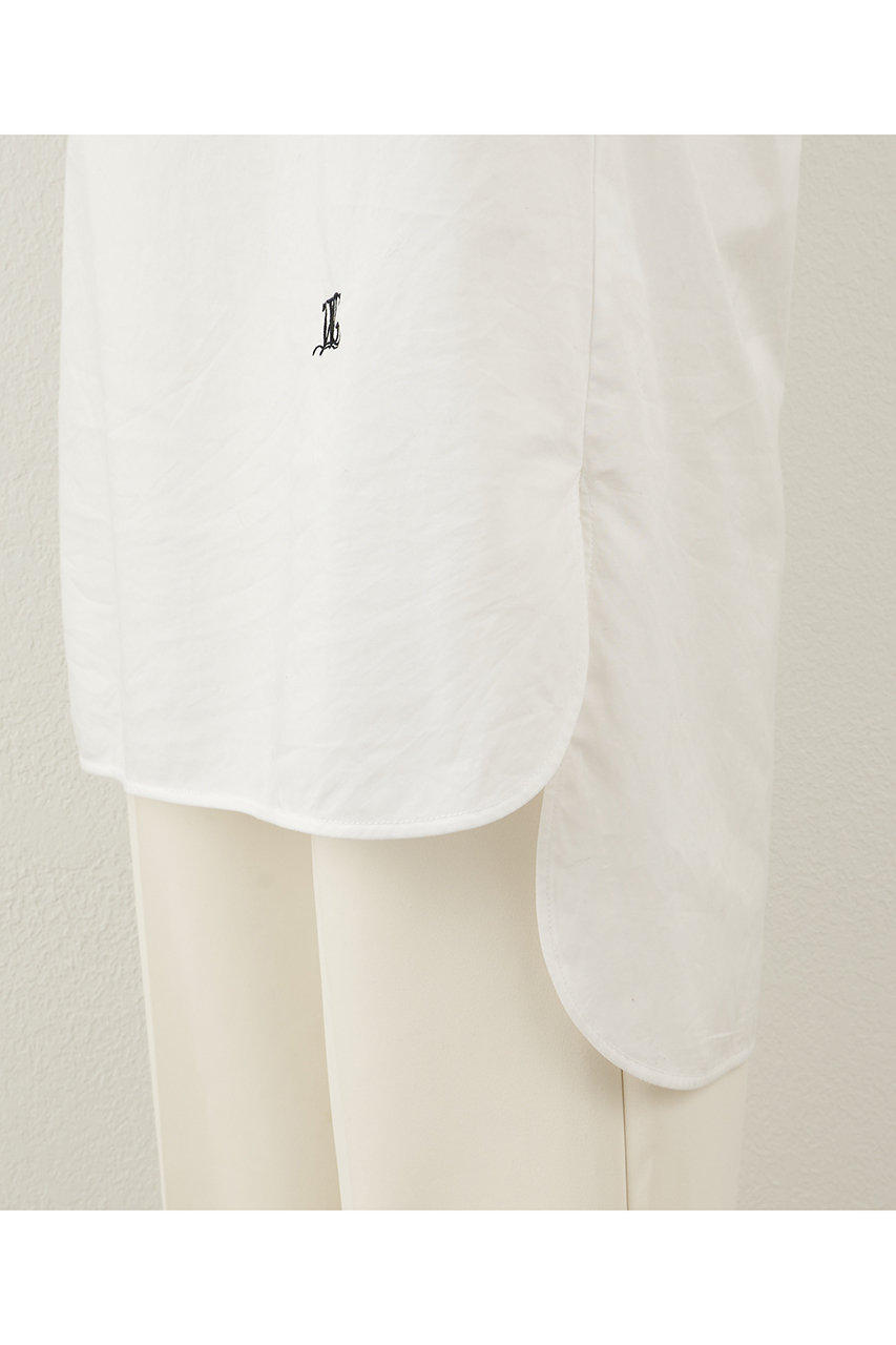 Whim Gazette(ウィム ガゼット)｜ブロードオフショルダーブラウス/オフ