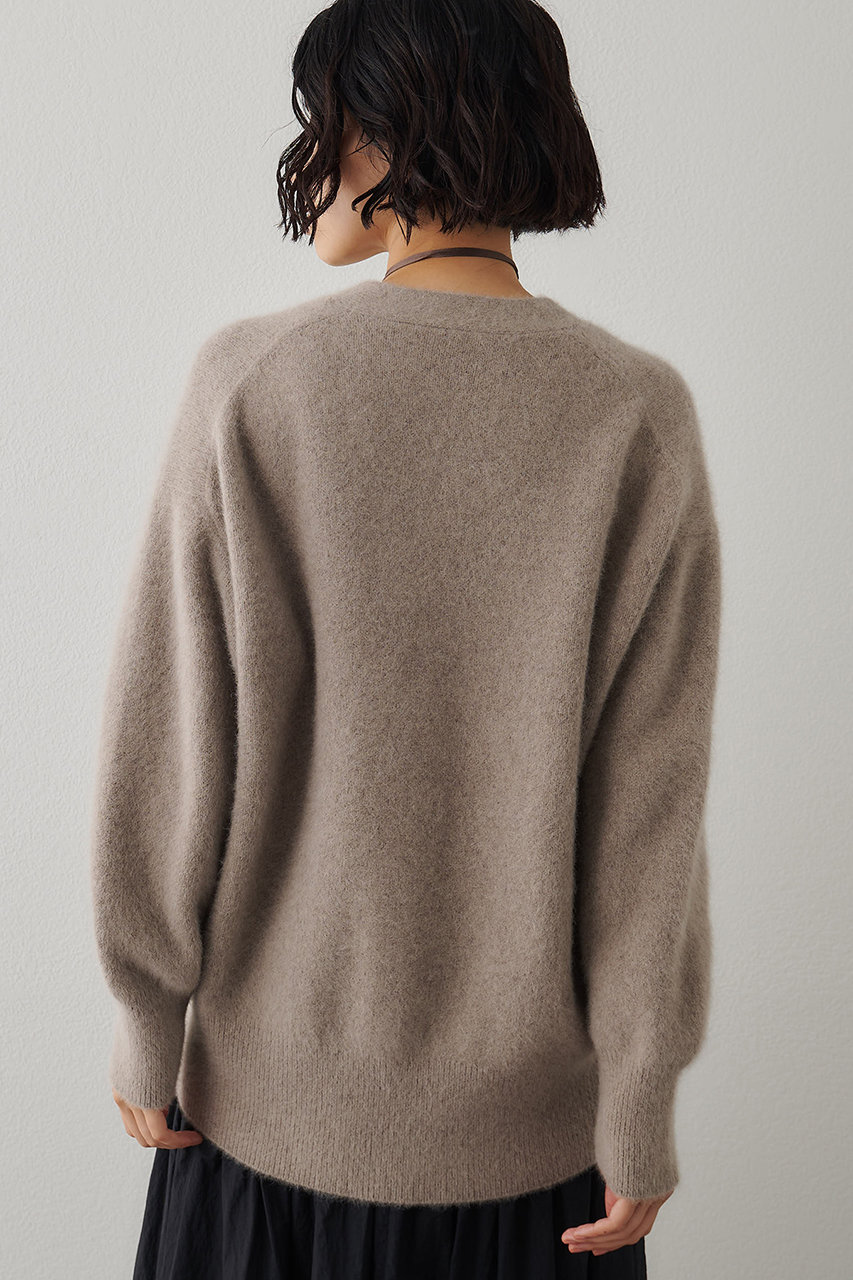 Whim Gazette(ウィム ガゼット)｜F/Wロングカーディガン/モカ の通販