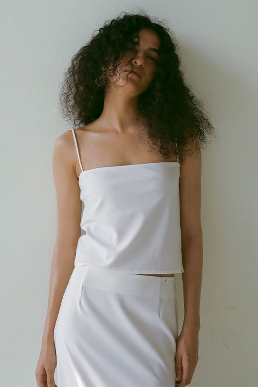 ETRE TOKYO(エトレトウキョウ)｜トリコットカップインキャミ/ホワイト