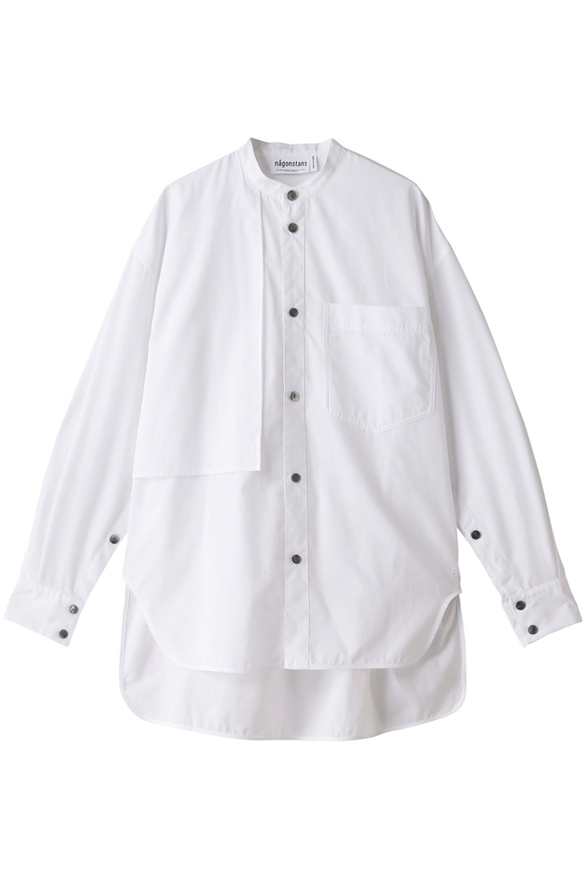 nagonstans(ナゴンスタンス)｜T/Cブロード All-round SH/シャツ/Salt