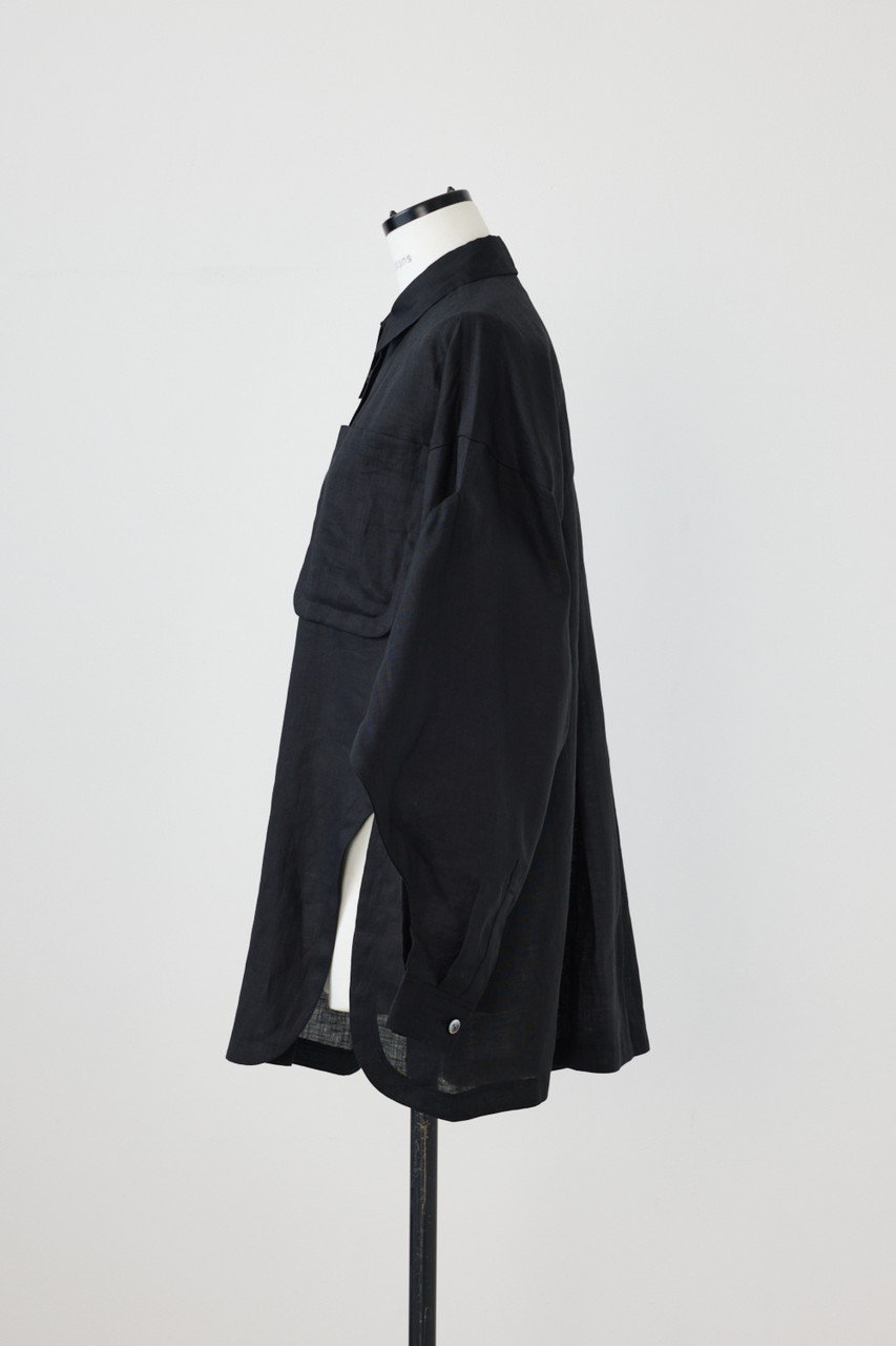 nagonstans(ナゴンスタンス)｜リネンポプリン ボリュームSleeve シャツ