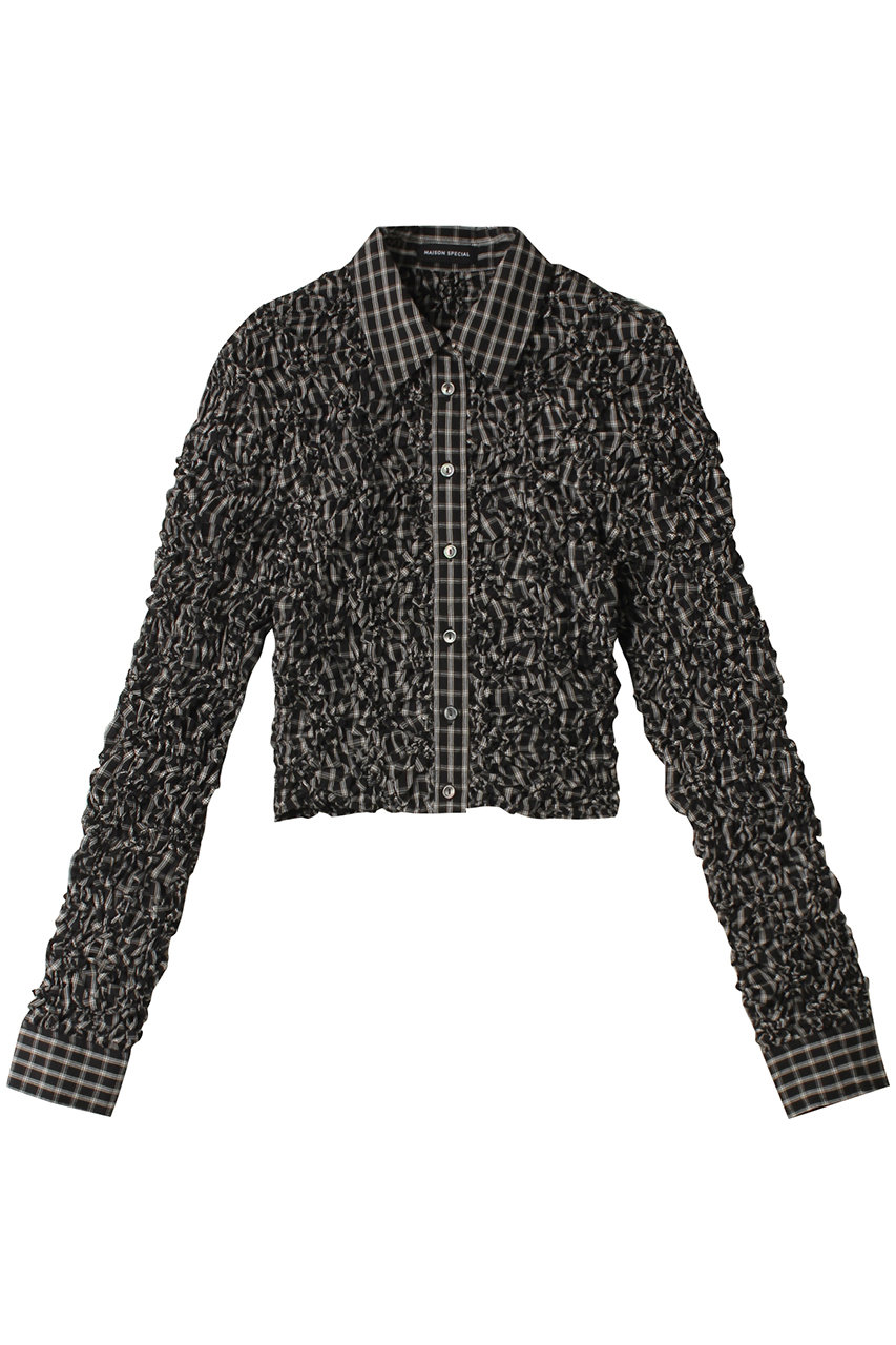 MAISON SPECIAL(メゾンスペシャル)｜Checkered Shirring Short Length