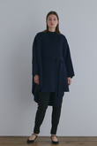 LE PHIL(ル フィル)｜ソフトウールリバーポンチョ/ネイビー の通販