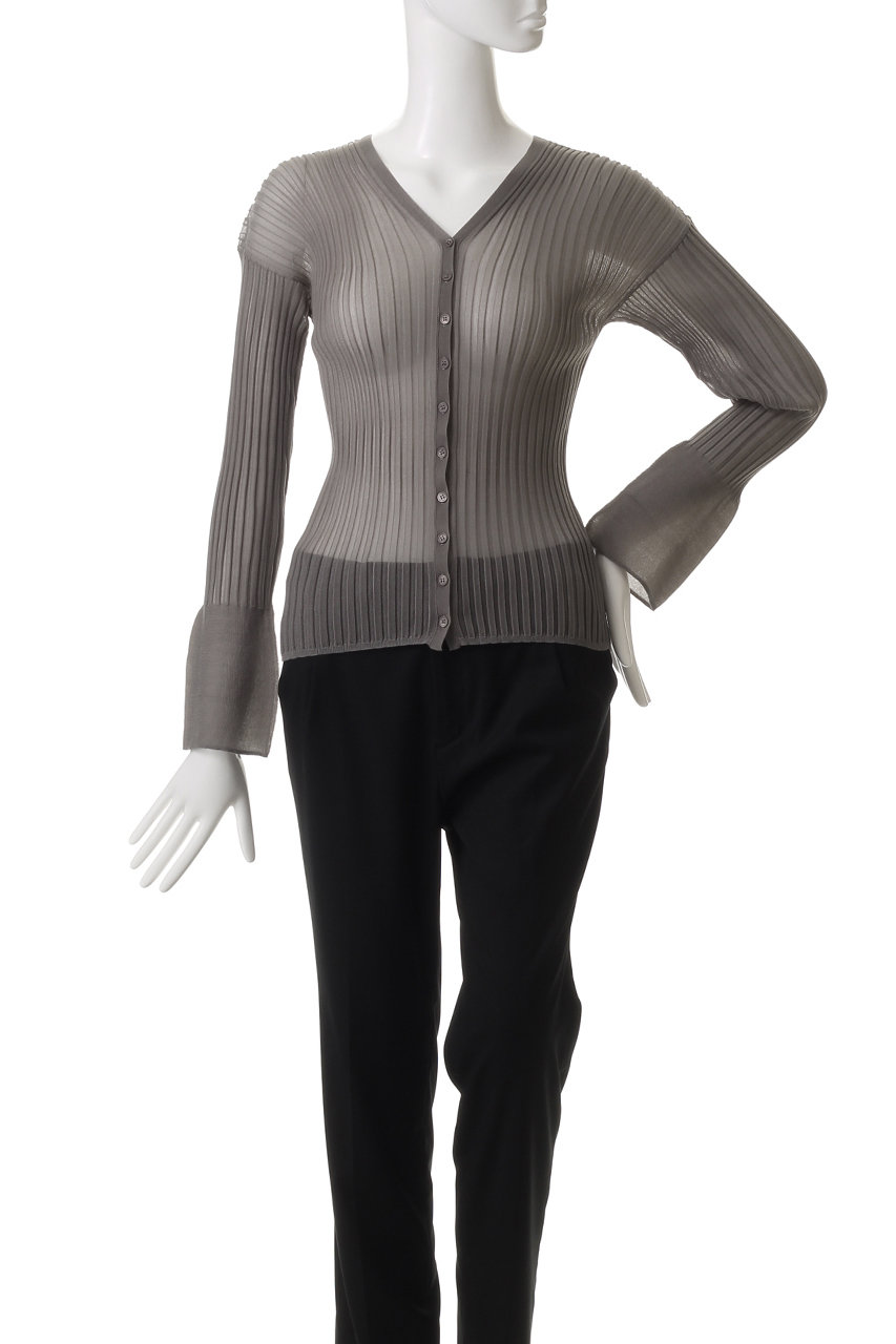 STUNNING LURE(スタニングルアー)｜rシアーリブニットカーディガン