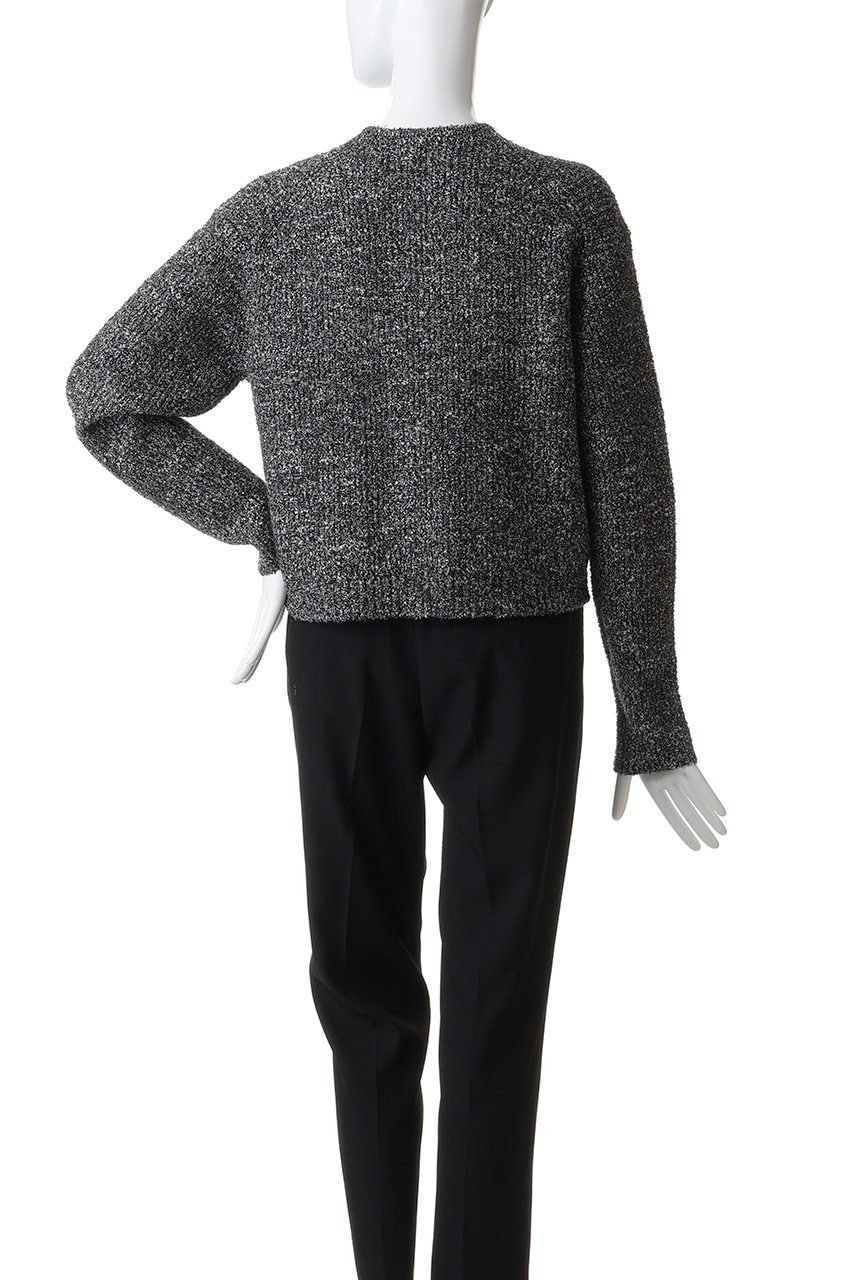 DEPAREILLE(デパリエ)｜ツイードライクニットカーディガン/オフ