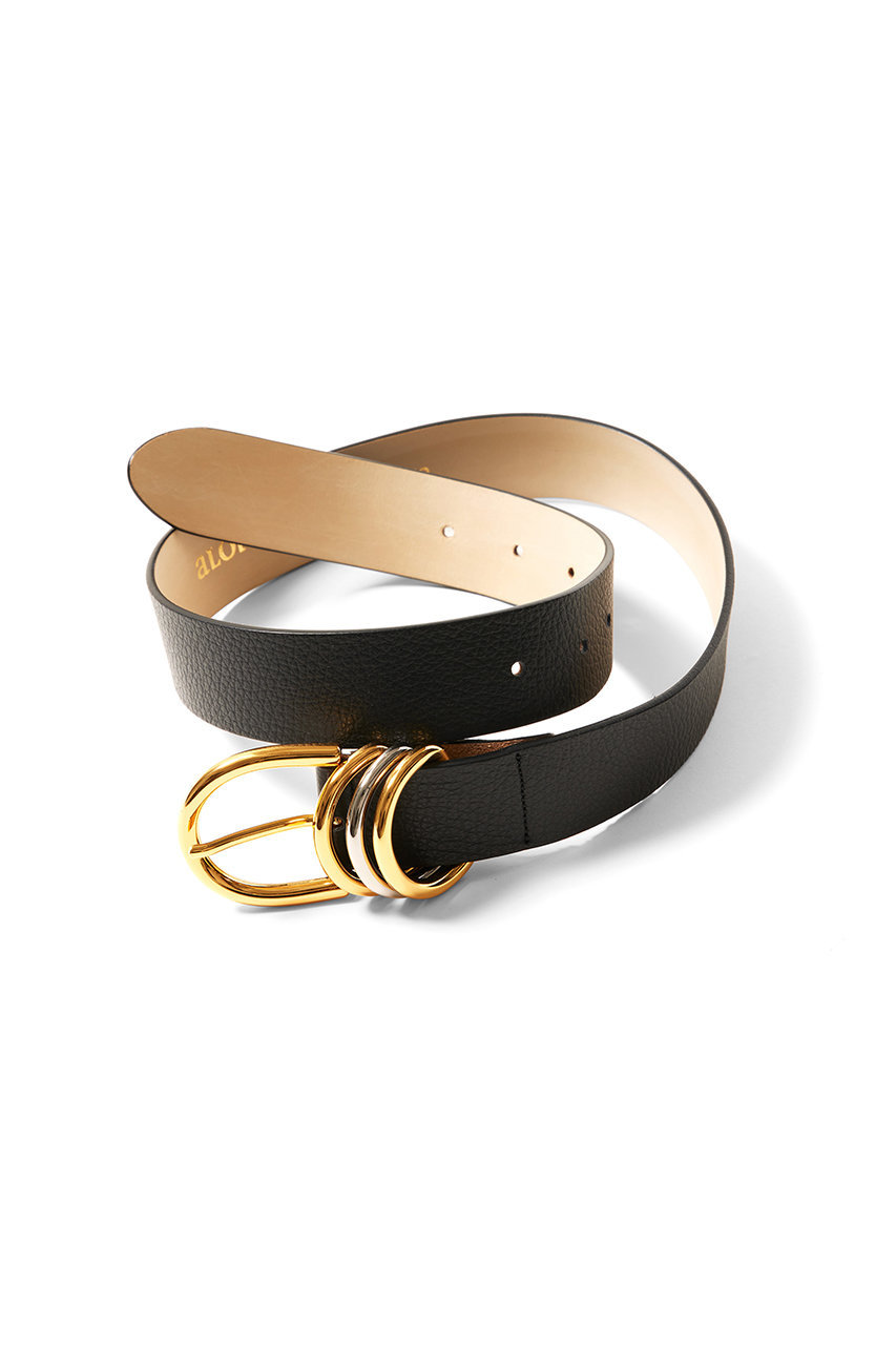 aLORS(アロー)｜【予約販売】Cintura anello di enigma ベルト/Nero