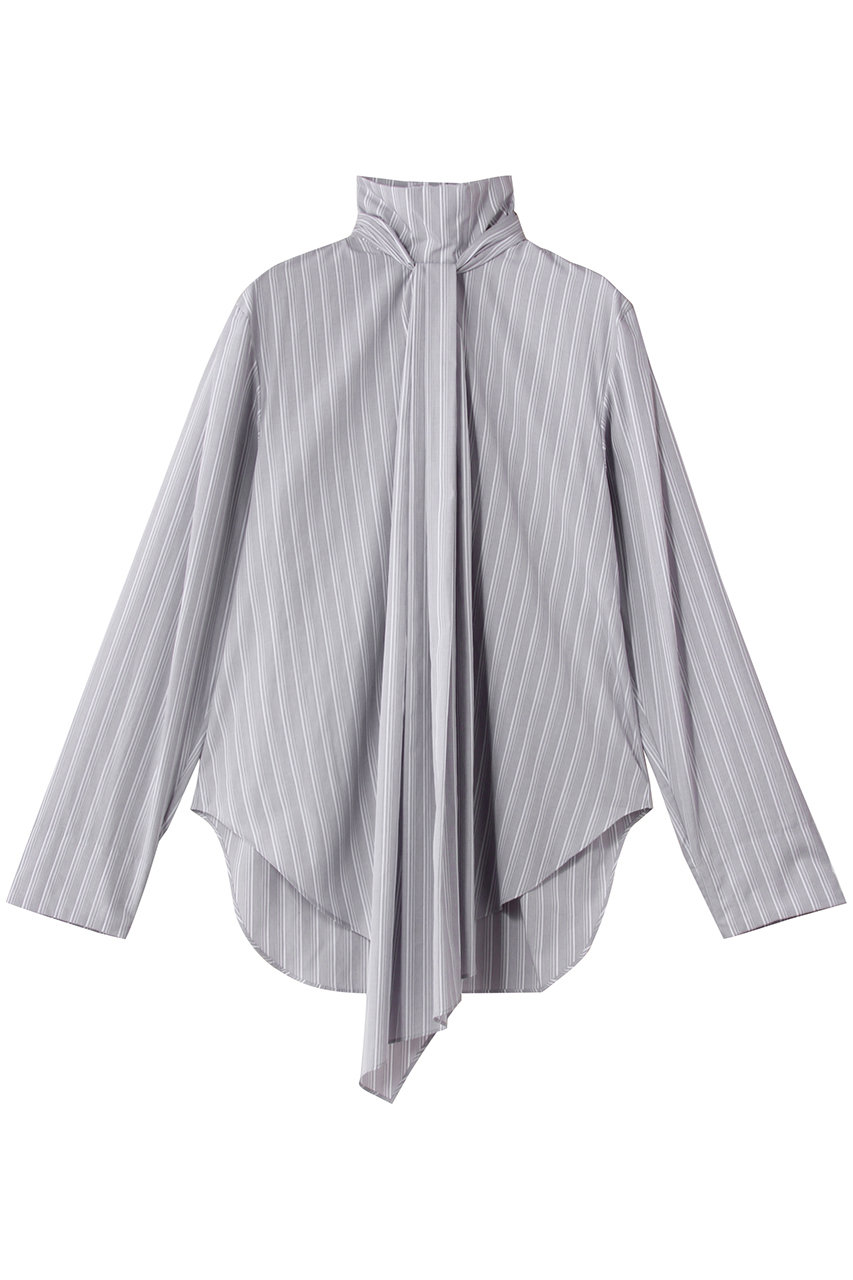 BOWTE(バウト)｜COTTON BROAD KNOT LIKE BLOUSE/ブラウス/グレー