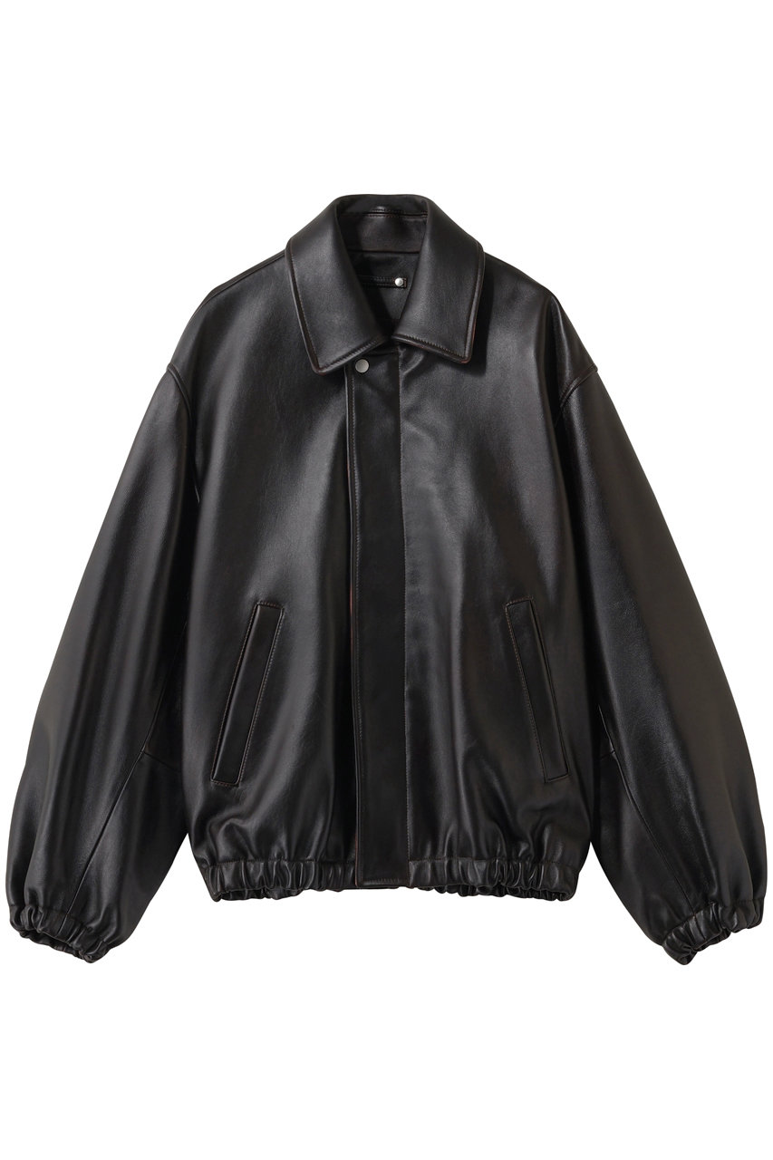 ssstein(シュタイン)｜【UNISEX】SHEEP LEATHER ZIP SHORT JACKET