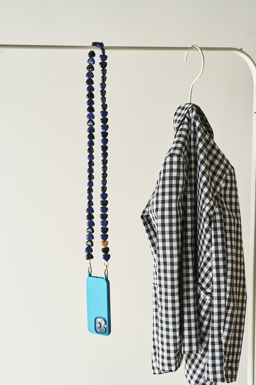 Louvini Paris(ルヴィニ パリ)｜スマホチェーン CUORE/BLACK-NAVY の