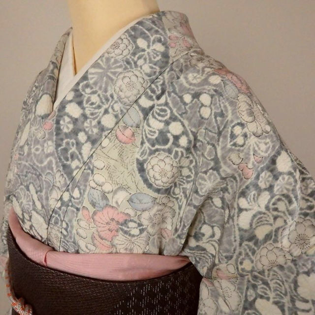 辻が花小紋と名古屋帯4点セット742の通販 by こなじろう.'s shop｜ラクマ