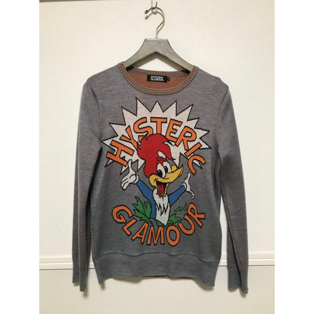 ヒステリックグラマー ウッドペッカー ニット メンズ HYSTERIC GLAMOUR