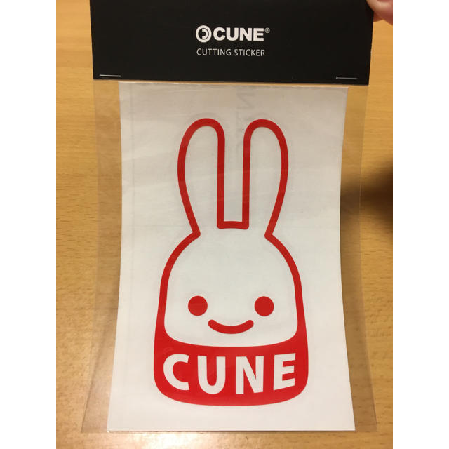 CUNE - 【値下げ】CUNE ステッカー シール うさぎ 赤の通販 by ぴよじ