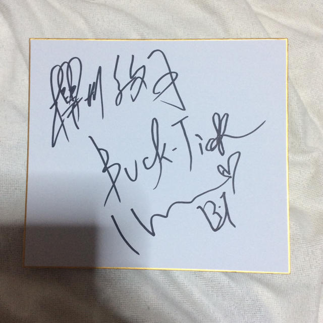 BUCK-TICK 櫻井敦司サイン色紙の通販 by masapapa's shop｜ラクマ