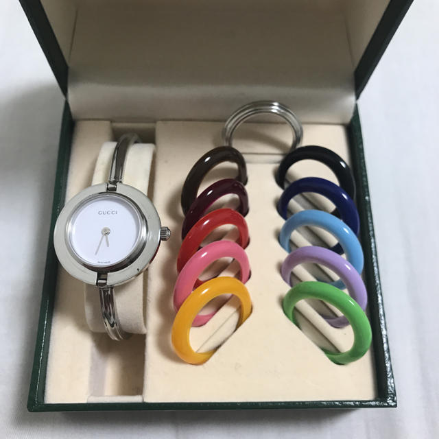 GUCCI - GUCCI グッチ チェンジベゼル シルバーの通販 by ☆｜グッチ