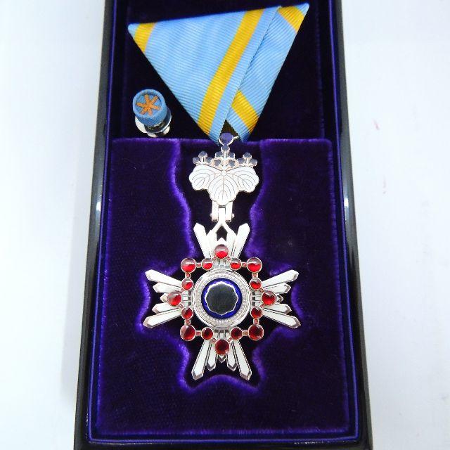 瑞寶單光章 瑞宝単光章 ずいほうたんこうしょう 勲章 日本 共箱の通販