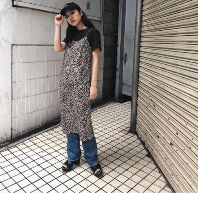 moussy - moussy レオパードキャミソールワンピースの通販 by ⑅◡̈*'s