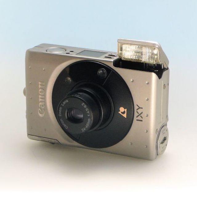 名機】Canon IXY 初代 APSフィルムカメラ ステンレスボディ レトロ 名