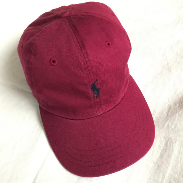 POLO RALPH LAUREN - 90s ポロラルフローレン CAP バーガンディー