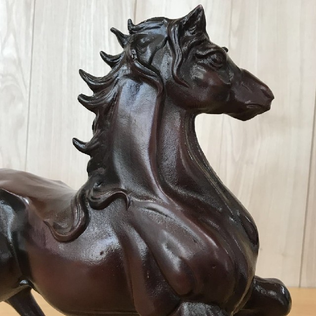 馬の置物 オブジェ 鉄製 金属工芸 インテリア 風水の通販 by YB's shop