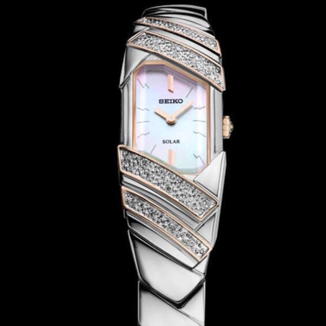 SEIKO - 海外限定製品 SEIKO ソーラー クォーツ レディース 腕時計