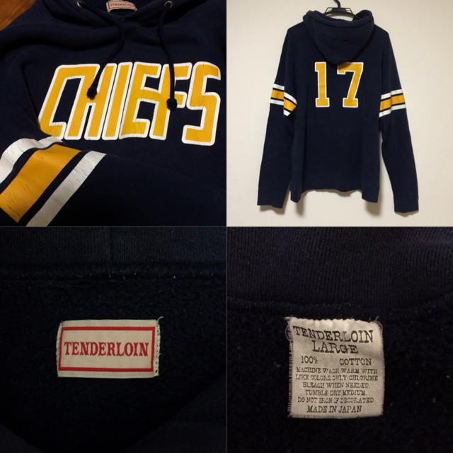 TENDERLOIN - キムタク着 私物 テンダーロイン CHIEFS 17 パーカー