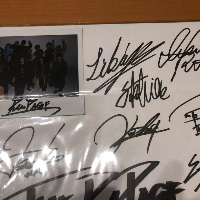 THE RAMPAGE from EXILE TRIBE全員 直筆サインチェキの通販 by みなみ