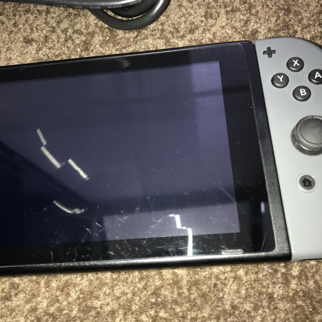 Nintendo Switch - 画面傷あり 任天堂スイッチの通販 by まーぶる's