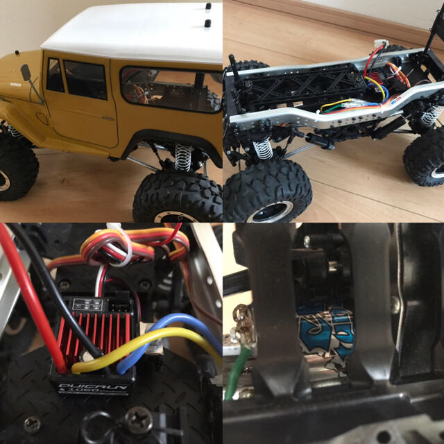 超美品！】タミヤ CR-01 ランクル40 4WS LEDライトユニット付！の通販