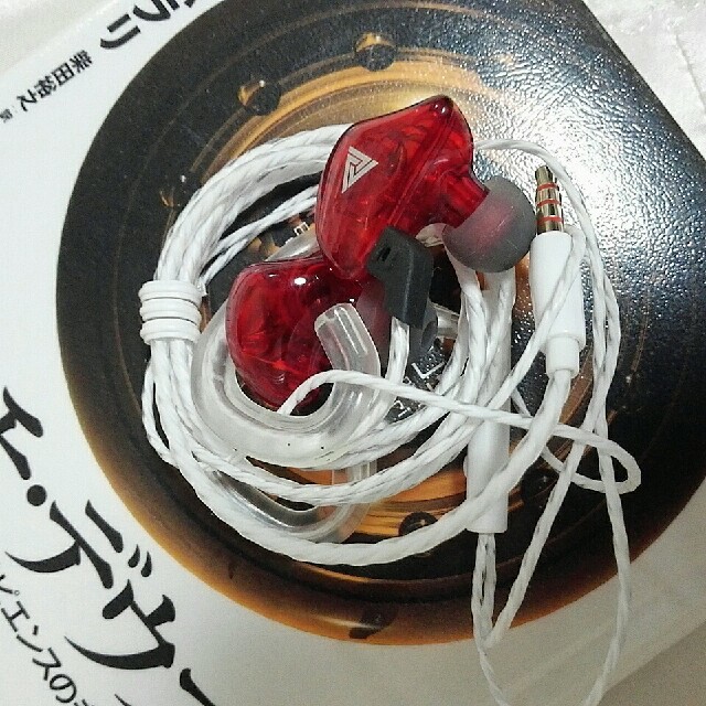 有線 イヤホン カナル 赤 オーディオテクニカ Audio-Technicaの通販 by