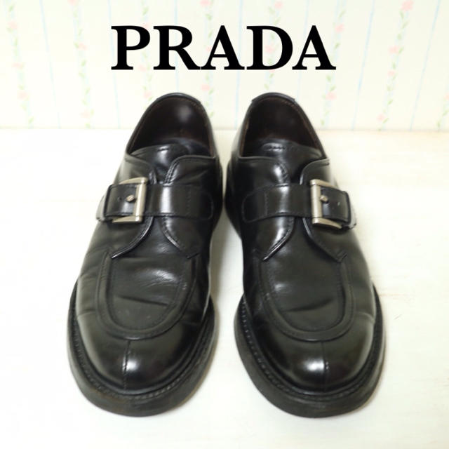PRADA - PRADA プラダ モード系 モンクストラップ 24.5〜25cm