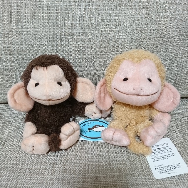 80's mon seuil モン スイユ おさる の サム ・大型 ぬいぐるみ 80's
