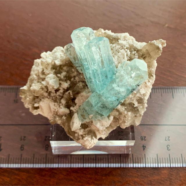 アクアマリン 原石 鉱物標本 214 アクアマリン 原石 鉱物標本 214